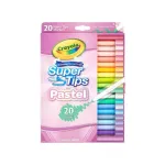 Crayola Washable Super Tips Pastel Markers 20 Count