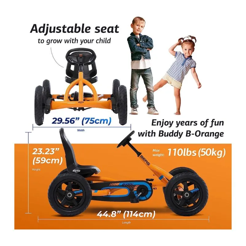Berg Buddy Go-Kart B-Orange