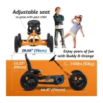 Berg Buddy Go-Kart B-Orange