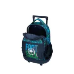 Roll Road Gol wheeled backpack with double compartment and side pockets