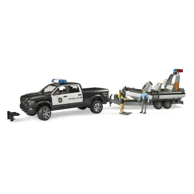 Ram 2500 Police Pickup with L+S Module, trailer and boat