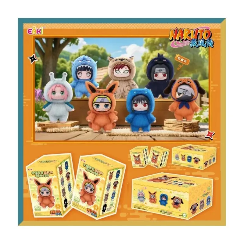 New EAKI Naruto Blind Box Shippuden Party Series Stuffed Plush Collection