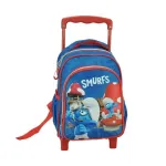 Gim Trolley Kindergarten Backpack Smurfs