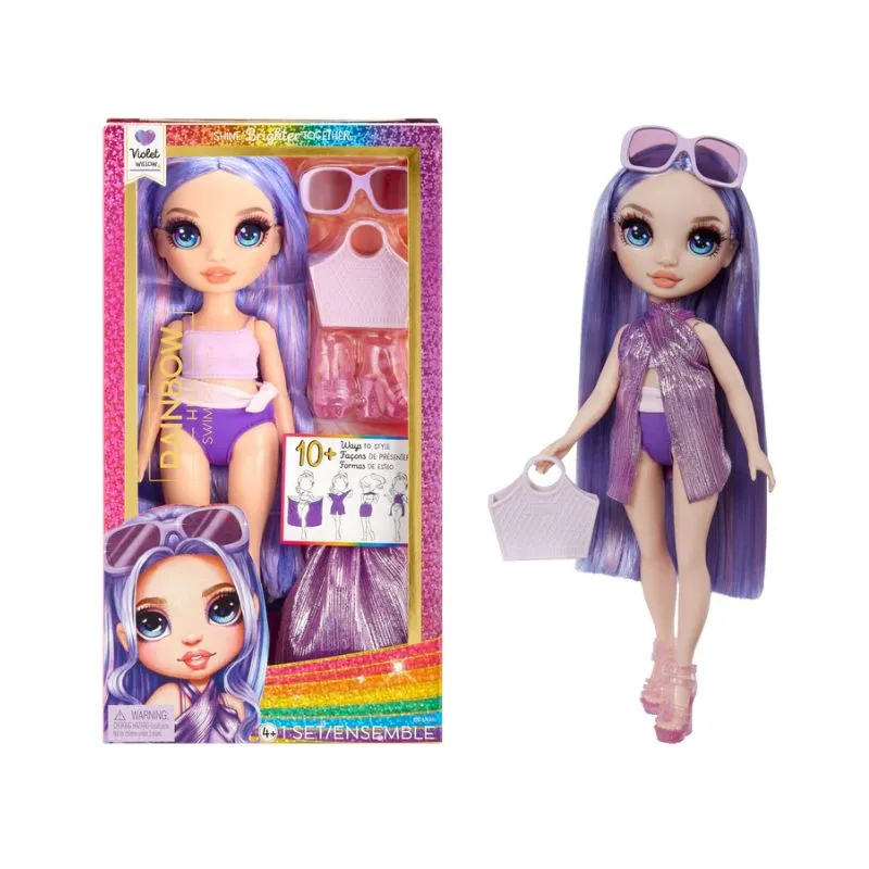 Rainbow High Swim & Style Violet Purple