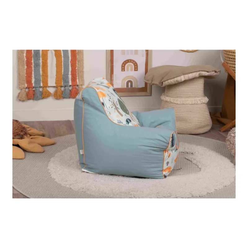 Delsit Bean Bag Chair Foxes and Hedgehogs