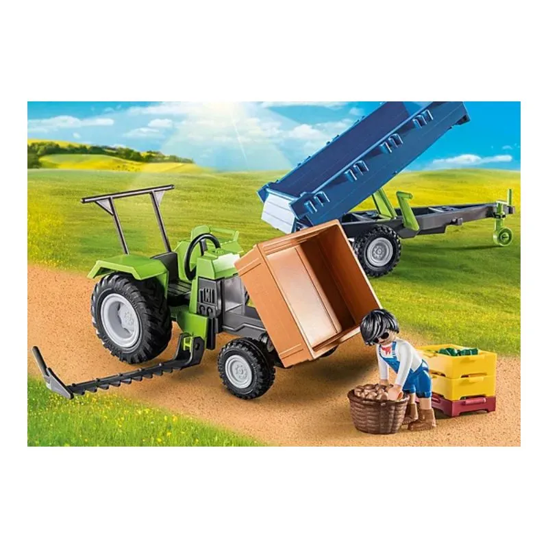 Playmobil Harvester Tractor with Trailer