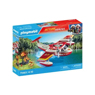 Playmobil City Action Firefighting plane with extinguishing function