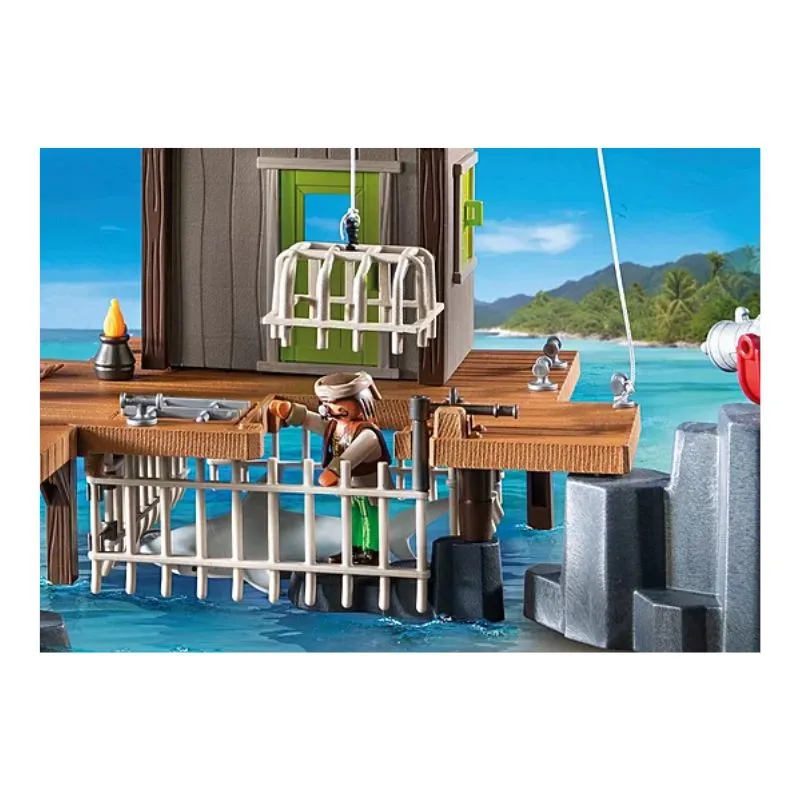 Playmobil Pirate harbor with pirate prison