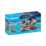 Playmobil Pirates Treasure recovery on a pirate raft