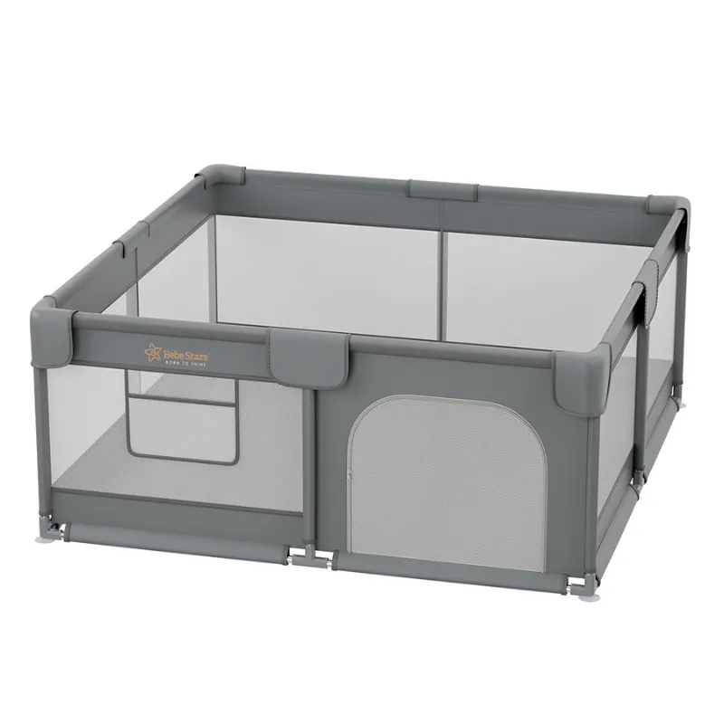 Bebe Stars Game Playpen 150x150cm Playzen Grey
