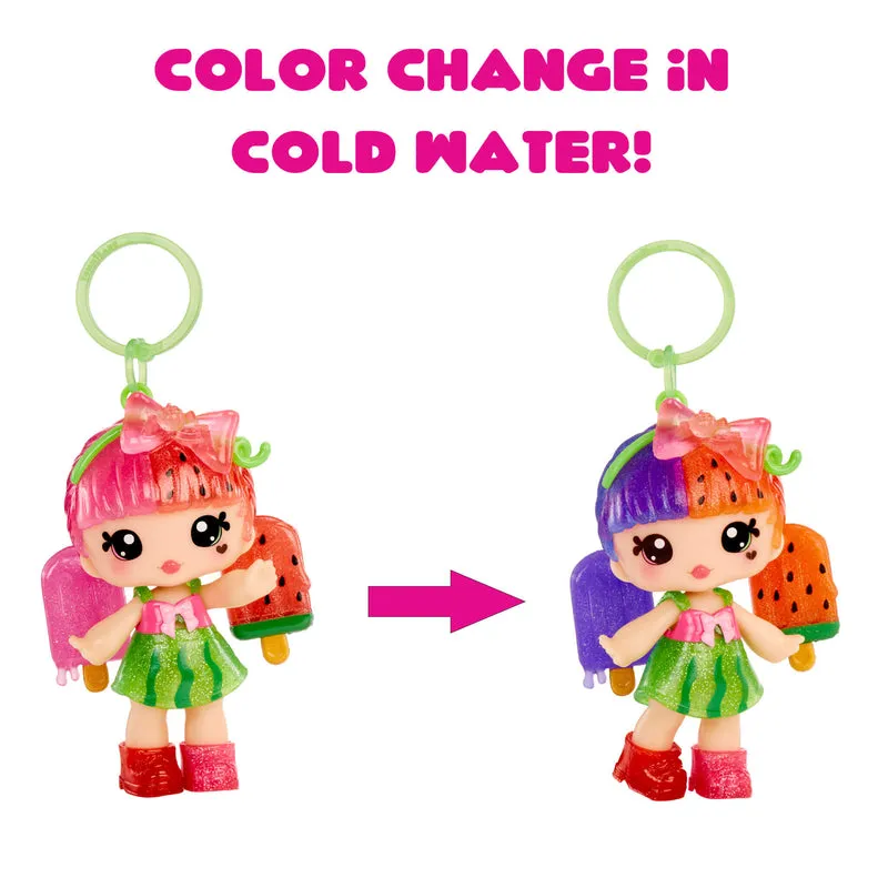 Yummiland Lip Gloss Doll: Mystery Color Change - Poppy Melonberry