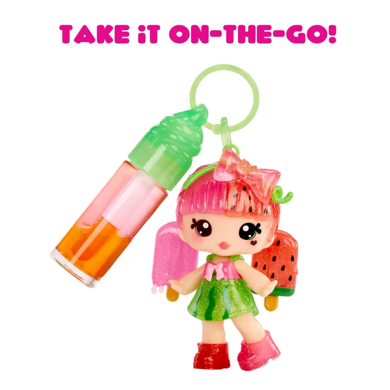 Yummiland Lip Gloss Doll: Mystery Color Change - Poppy Melonberry