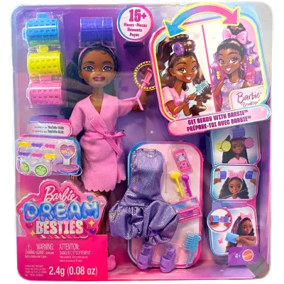 Barbie Dream GET Ready With “Brooklyn” Fashion Doll With Surprise Accessories And 15+ Looks