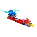 Hot Wheels City Hot Wheels Ultimate Dual Dragon Transporter & 2 1:64 Scale Toy Cars
