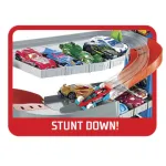 Hot Wheels City Stunt Garage Playset With 1 Toy Car in 1:64 Scale & Storage For 20+ Vehicles