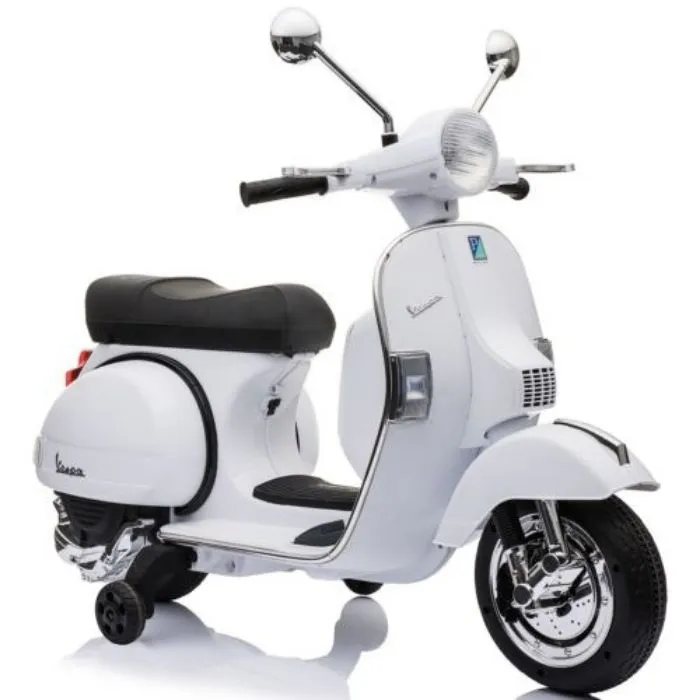 Vespa 12V Ride On Children’s Electric Bike (white)