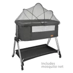 Bebe Stars Baby Cot Pearl Graphite