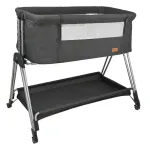 Bebe Stars Baby Cot Pearl Graphite