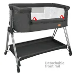 Bebe Stars Baby Cot Pearl Graphite