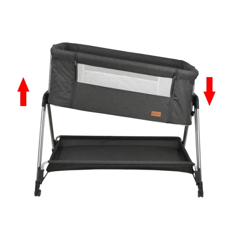 Bebe Stars Baby Cot Pearl Graphite