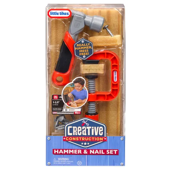 Little Tikes Creative Construction Hammer & Nail Set
