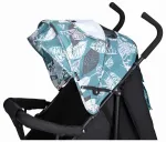 FreeOn Stroller Simple, green & blue leaves