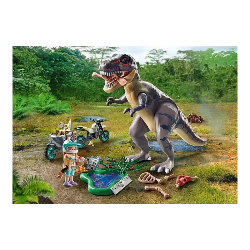 Playmobil Dinos T-Rex trace path