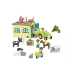 Playmobil Junior Farm Adventure with Tractor, Trailer, and Animal Friends