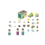 Playmobil Junior Farm Adventure with Tractor, Trailer, and Animal Friends