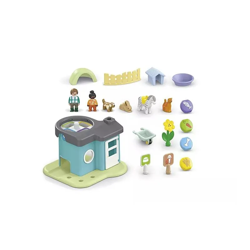 Playmobil Junior Animal Home with Treat Dispenser