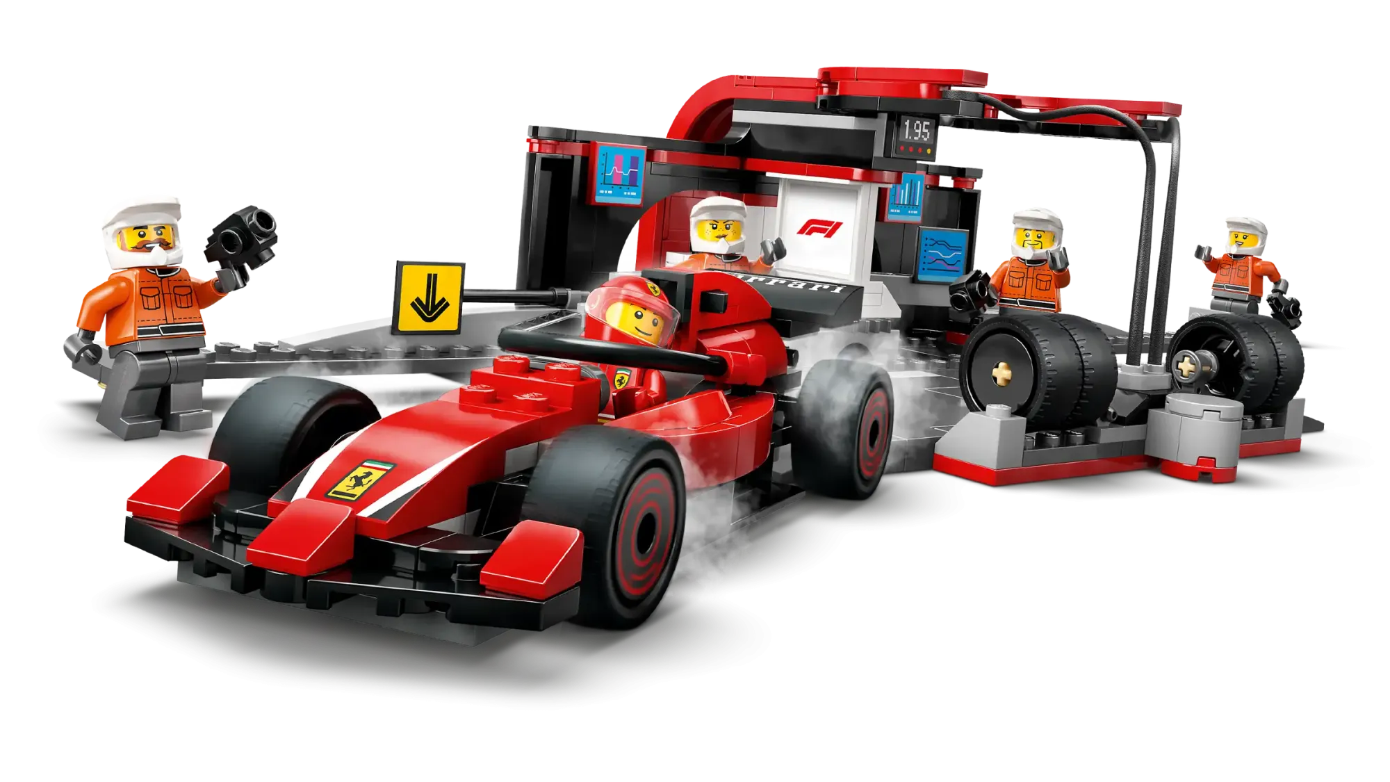 LEGO City: F1 Pit Stop & Pit Crew with Ferrari Car (60443)