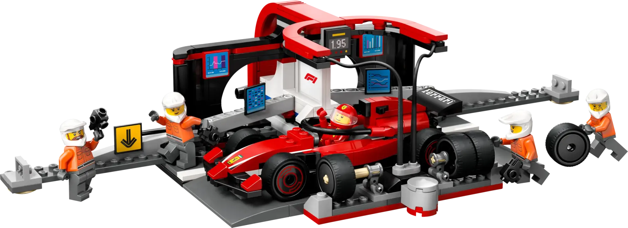 LEGO City: F1 Pit Stop & Pit Crew with Ferrari Car (60443)