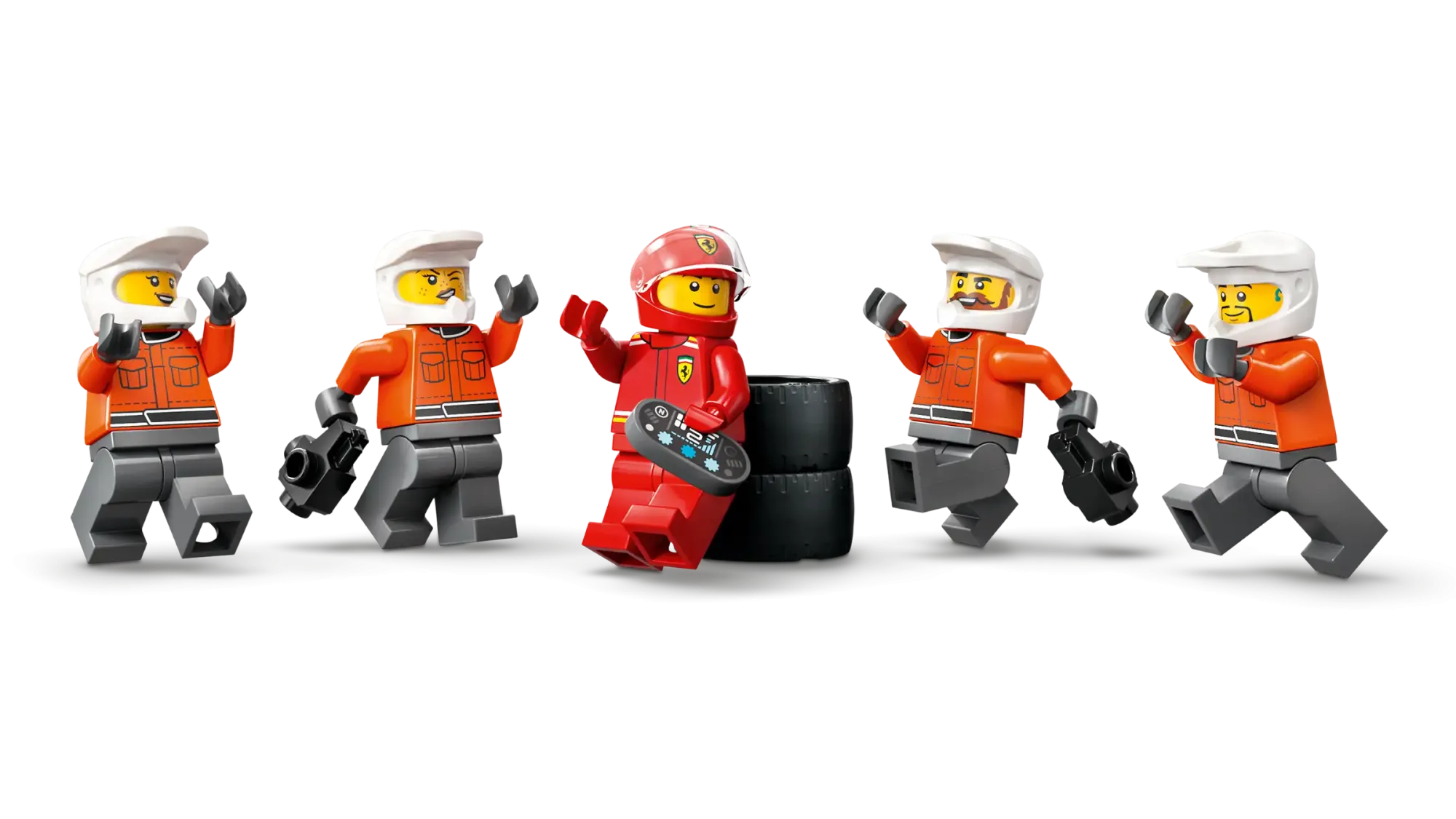 LEGO City: F1 Pit Stop & Pit Crew with Ferrari Car (60443)