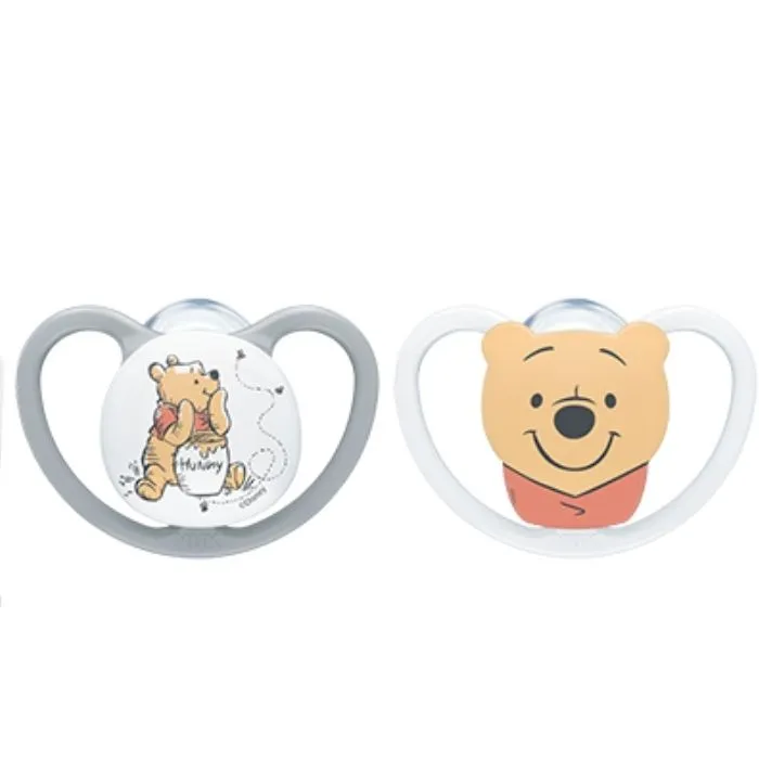 NUK Disney Winnie the Pooh Space Silicone Soother 0-6 Months
