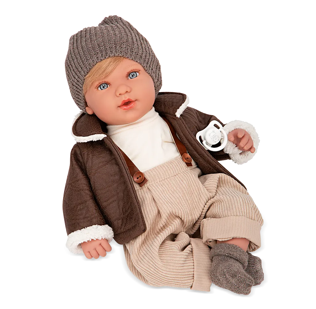 Arias Dolls Elegance Irio brown doll with 14 sound mechanism