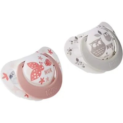 NUK Genius Color Silicone Soother 0-6 Months