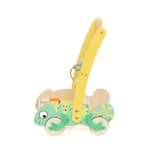 Classic World Toys Chameleon Baby Walker with Blocks