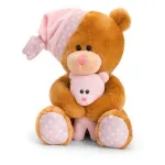 Keel Toys Pipp the Bear Musical Soft Toy with Teddy Bear Pink