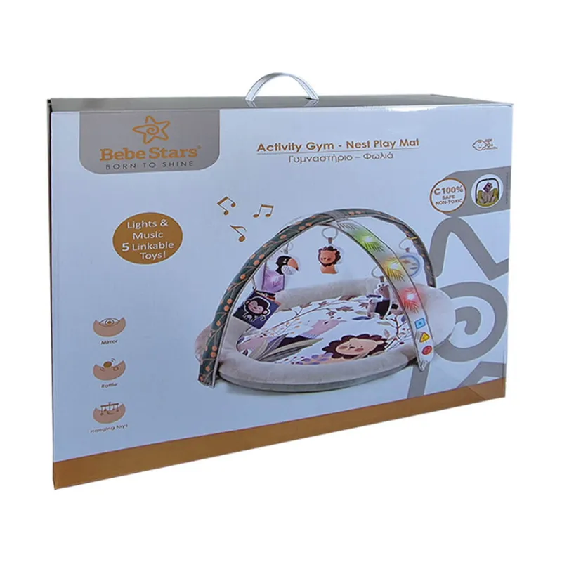Bebe Stars Activity Gym – Nest Play Mat Zoo