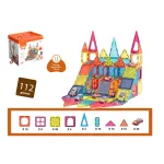 Infinity Toys 7.5CM Magnetic blocks (Parking garage) (112PCS)