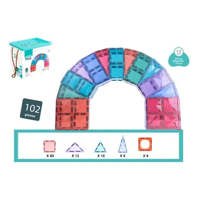 Infinity Toys 7.5CM Magnetic blocks (102PCS)