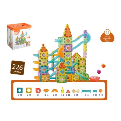 Infinity Toys 5.5CM Magnetic blocks (Ball track) (226PCS)