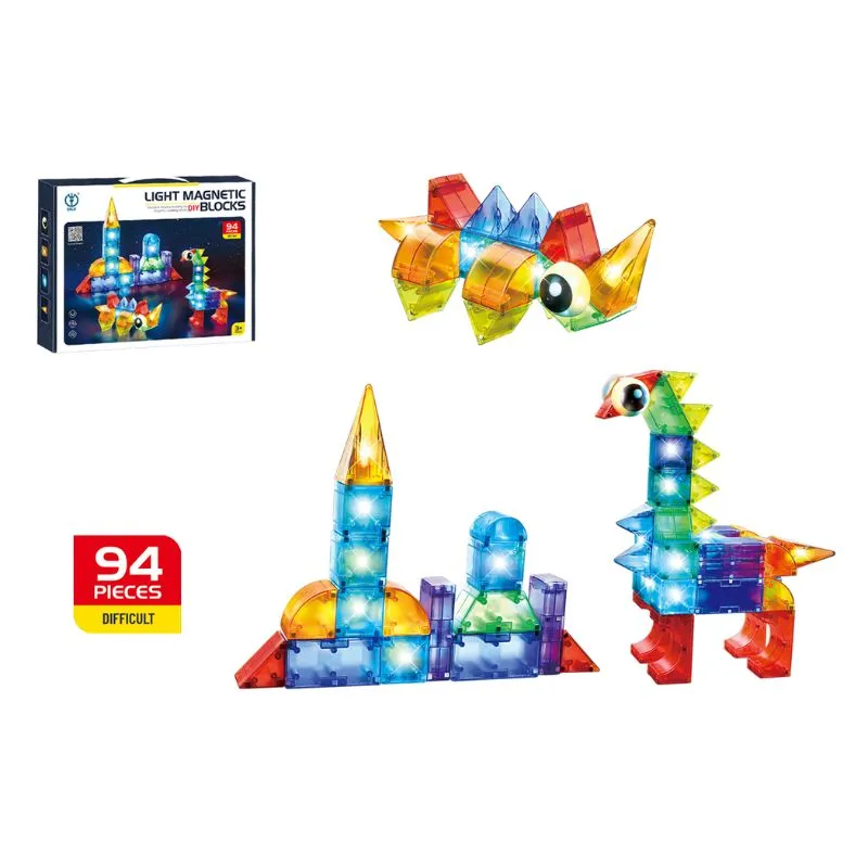 Infinity Toys Magnetic blocks with light 94pcs
