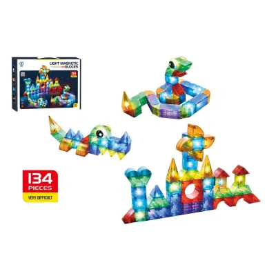 Infinity Toys Magnetic blocks with light 134pcs