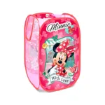 Disney Minnie Girls Bedroom Pop Up Folding Car Organizer Toy Storage Basket