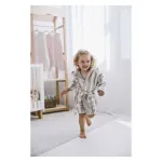 Bubaba by FreeON Bathrobe Beige Stripes