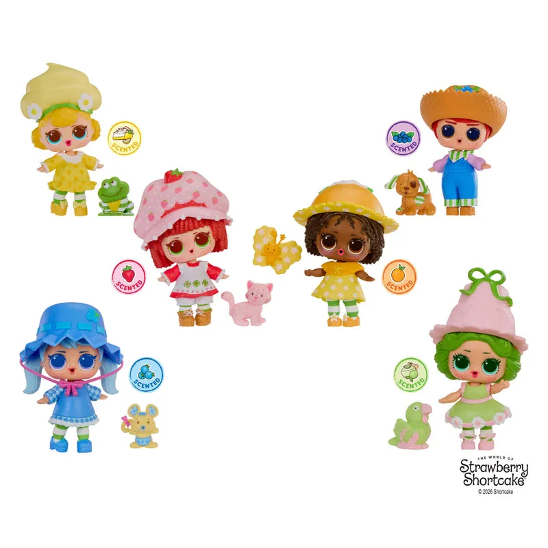 LOL Surprise Loves Strawberry Shortcake Tots Scented Collectible Dolls with 7 Surprises