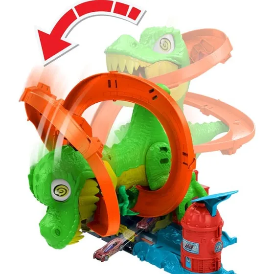 Hot Wheels City T-Rex Fire Station