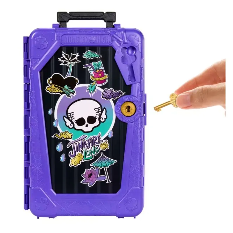 Monster High Skulltimate Secrets Gore-Geous Oasis Playset, Jinafire Long Doll And Accessories