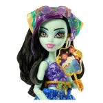 Monster High Skulltimate Secrets Gore-Geous Oasis Playset, Jinafire Long Doll And Accessories